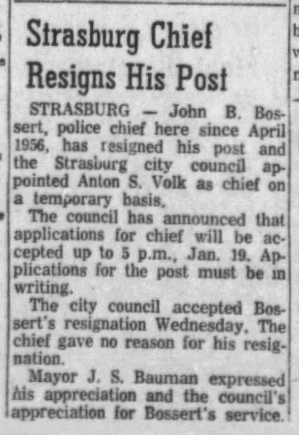Clipping from The Bismarck Tribune